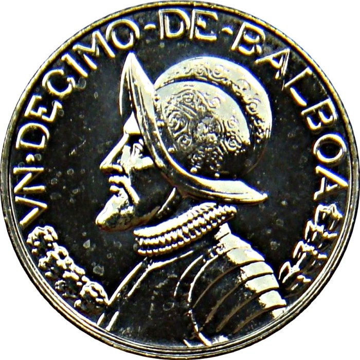 Vn decimo de balboa coin