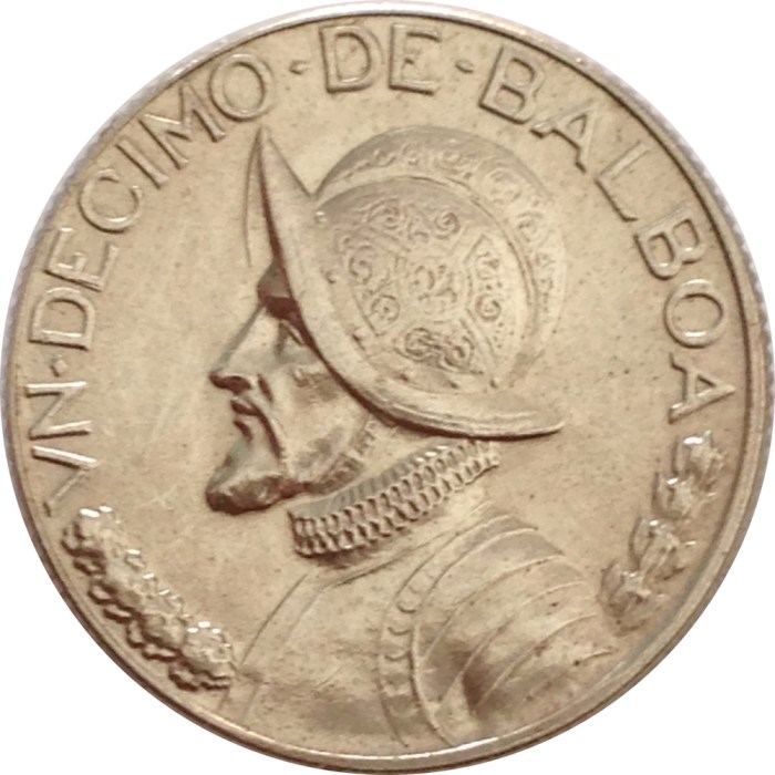 Vn decimo de balboa coin