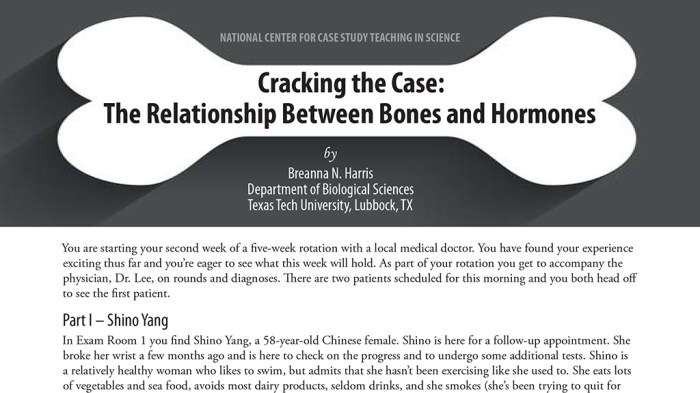 Cracking the case the relationship between bones and hormones